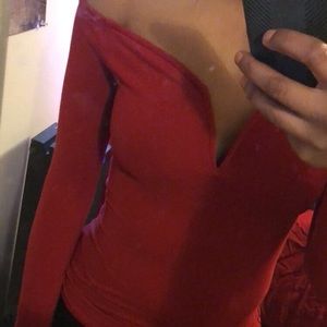 Rec sweetheart deep V top